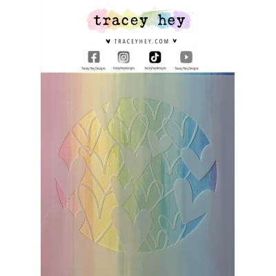 Tracey Hey Stencil -  Doodle Heart